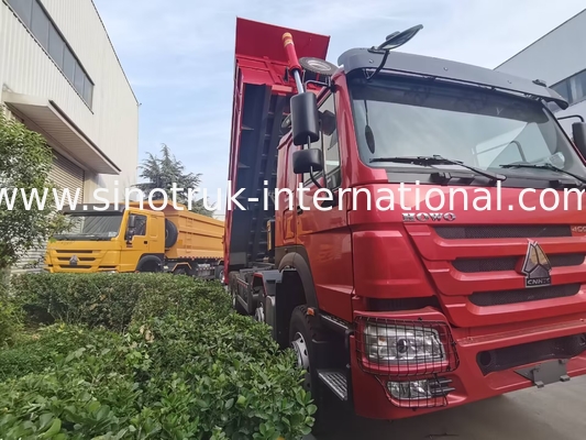 HOWO 12 roues Sinotruk 8X4 camion de décharge 400hp pour l'exploitation minière LHD U type conteneur