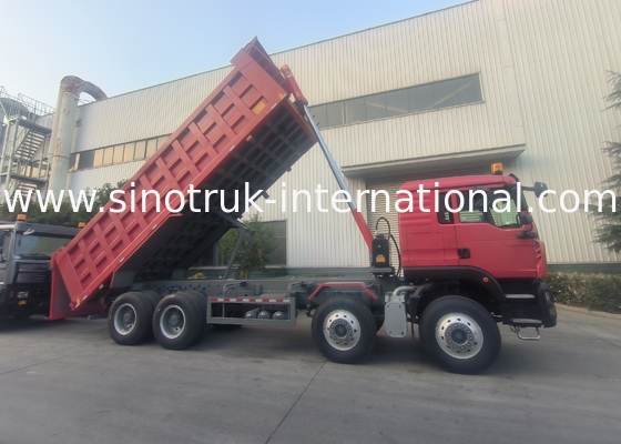 8 × 4 Lhd 12 roues Sinotruk Tipper 400 chevaux Euro 2