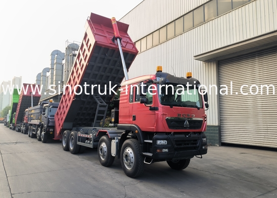 8 × 4 Lhd 12 roues Sinotruk Tipper 400 chevaux Euro 2