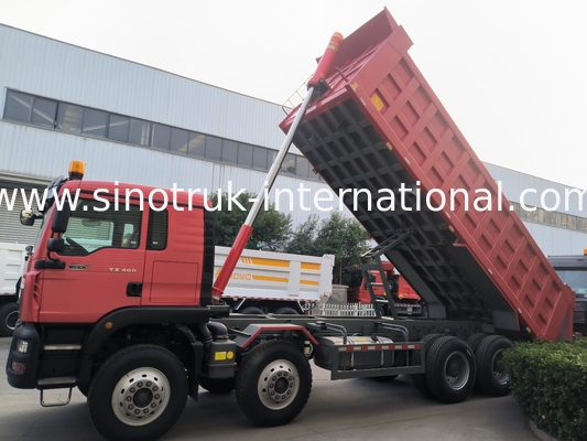 8 × 4 Lhd 12 roues Sinotruk Tipper 400 chevaux Euro 2