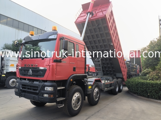 8 × 4 Lhd 12 roues Sinotruk Tipper 400 chevaux Euro 2