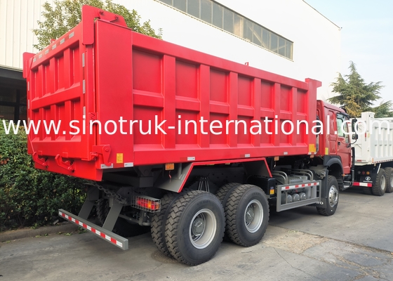 Sinotruk Howo camion de décharge 6 × 4 Lhd 10 roues pneus miniers à face fantôme