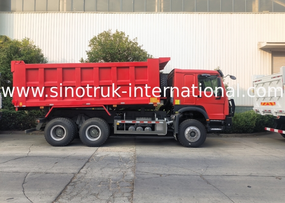 Sinotruk Howo camion de décharge 6 × 4 Lhd 10 roues pneus miniers à face fantôme