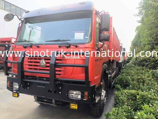 Sinotruk Howo camion de décharge 6 × 4 Lhd 10 roues pneus miniers à face fantôme