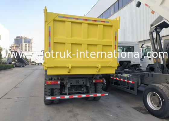 Sinotruk Howo Dump Truck 6 × 4 Lhd 10 roues 20CBM Boîte de chargement Pneus miniers