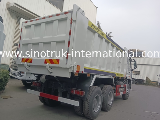 30 à 40 tonnes RHD 10 roues déchargeuse à bascule SINOTRUK Haohan pour la construction Blanc