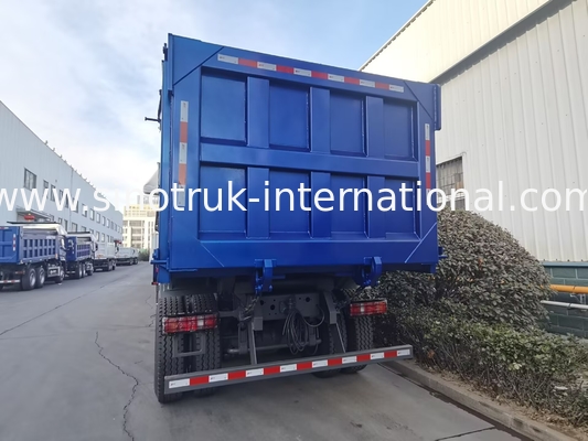 SINOTRUK HOHAN NEW HOWO 30 - 40 tonnes RHD 10 roues Tarpaulin pour la construction bleu Haute efficacité Levé et déchargé