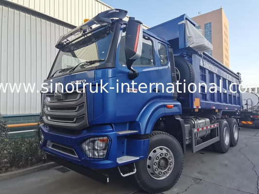 SINOTRUK HOHAN NEW HOWO 30 - 40 tonnes RHD 10 roues Tarpaulin pour la construction bleu Haute efficacité Levé et déchargé