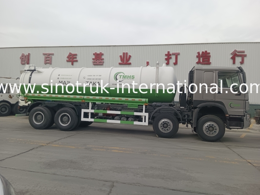 Pompes à vide, aspirateurs d'eaux usées, camions septiques, camions de nettoyage de réservoirs 20CBM LHD 380 ch