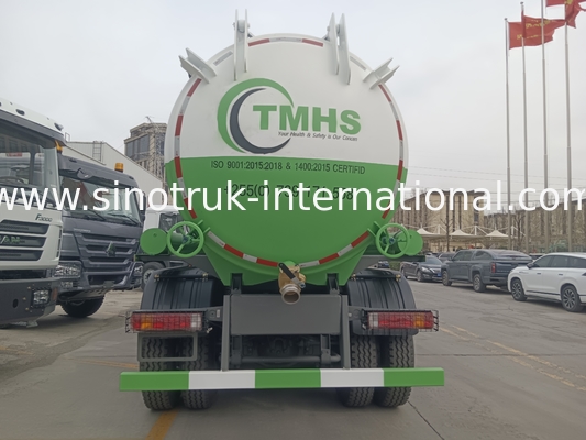 Pompes à vide, aspirateurs d'eaux usées, camions septiques, camions de nettoyage de réservoirs 20CBM LHD 380 ch