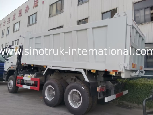 2 passagers Sinotruk Hohan déchargeur de déchargeur Weichai Moteur 6 × 4 LHD 380HP avec transmission manuelle