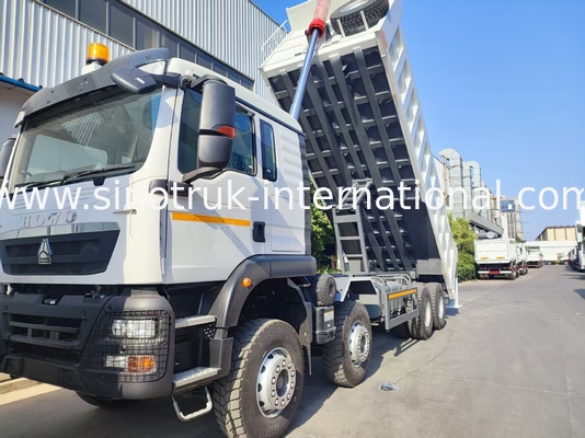 26.91CBM puissant HOWO TX 8x4 camion à décharge avec 12.00R20 roue