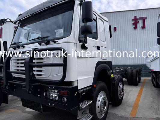 Sinotruk HOWO 8X4 camion de marchandises 400 chevaux 12 roues Ghost Face Cab