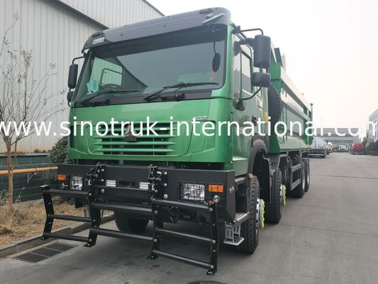 SINOTRUK HOWO 400HP 8X4 Camion Benne Construction Ancien Visage Avant Visage Fantôme Cabine Pare-chocs Militaire Conteneur de Type U