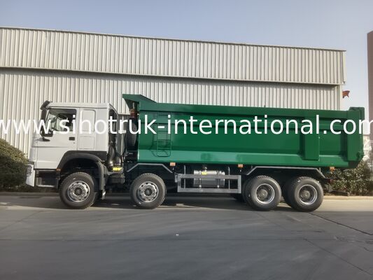 Sinotruk HOWO camion-déchargeuse à bascule avec moteur de 400 ch LHD 8X4 type de conduite et capacité de chargement de 31 tonnes