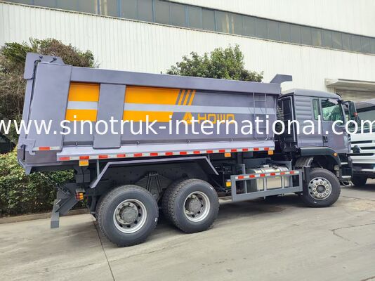 Camion benne HOWO TX 6×4 avec benne de 20 m³, moteur de 380 CV et mécanisme de levage avant