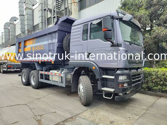 Camion benne HOWO TX 6×4 avec benne de 20 m³, moteur de 380 CV et mécanisme de levage avant