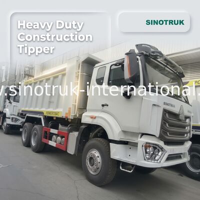 30 à 40 tonnes RHD 10 roues déchargeuse à bascule SINOTRUK Haohan pour la construction Blanc