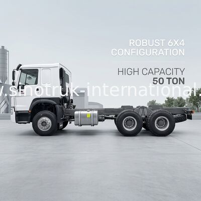 SINOTRUK HOWO Cargo à la décharge Véhicules utilitaires Chassis de camion LHD 6X4 400 ch