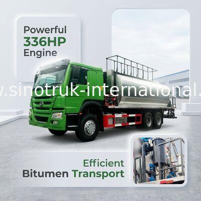 Type de la conduite à droite du camion 6X4 de bitume de HOWO 7