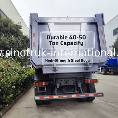 Camion benne HOWO TX 6×4 avec benne de 20 m³, moteur de 380 CV et mécanisme de levage avant