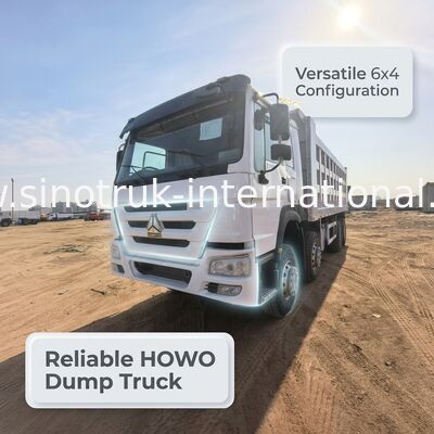 Camion à décharges à bascule Moteur de charge lourde de 40 à 50 tonnes de capacité de charge, moteur diesel de 375 chevaux et longueur de la boîte de chargement de 7300 mm