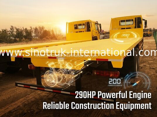camion fonctionnant ZZ1257M4341W de cargaison de 7.1m Paltform 290HP