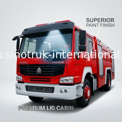 camion de lutte contre l'incendie de 15CBM LHD 290HP, camion de pompiers de SINOTRUK HOWO