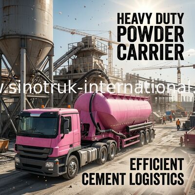 Camion 371HP 8X4 RHD 36-45CBM ZZ1317N4667W de ciment en vrac de SINOTRUK HOWO