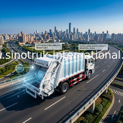camion d'enlèvement de déchets de nourriture du compacteur 12CBM avec la basse consommation de carburant