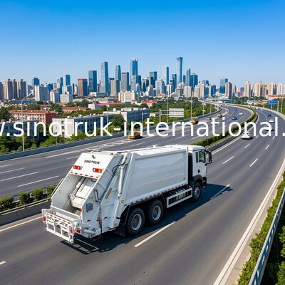 Camion compacteur de déchets Sinotruk HOWO-TX 371HP 6X4 avec une capacité de 20 m³ pour une gestion efficace des déchets