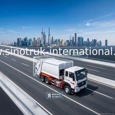 Camion démontable SINOTRUK 25CBM 6X4 LHD de récupération de place de chariot