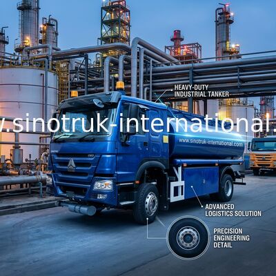 Camion-citerne de pétrole de 300 ch avec une capacité de 10 CBM et châssis SINOTRUK pour un transport efficace du pétrole