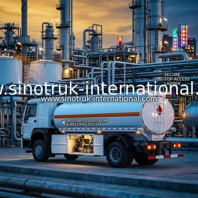 Réservoir de carburant de camion de SINOTRUK Howo semi 4x2 Lhd Euro2 290hp