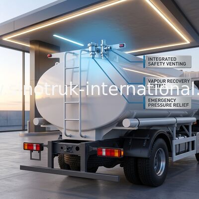 HOWO 25CBM 6*4 Camion réservoir d'huile 380 chevaux puissants Blanc
