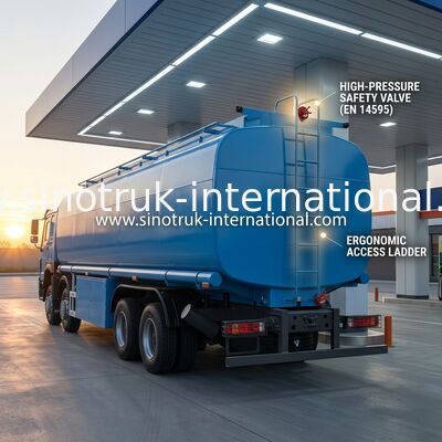 Camion de livraison de carburant de réservoir de stockage d'huile de pétrole de HOWO 8X4 30 CBM