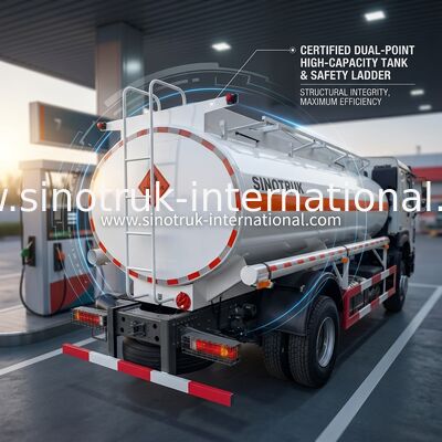 Camion de réservoir de stockage de pétrole de Sinotruk Howo 10-20CBM euro de 4 x de 2 Lhd 2 290 puissances en chevaux