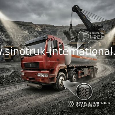 Capacité de traction de haute résistance 25-30CBM du camion ZZ1311N4661W de réservoir de stockage de pétrole grande