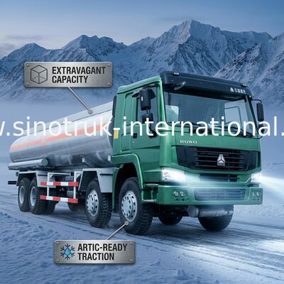 25 l'euro de CBM 8X4 LHD 2 336 camions de réservoir grossiers de stockage d'huile de HP a approuvé l'OIN