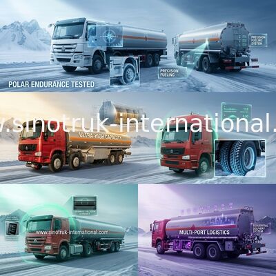 Le camion de réservoir de stockage de pétrole de véhicule de transport d'huile de table, fioul mobile de station service troque 25-30CBM