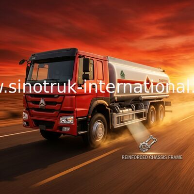 Camion 8-12CBM de réservoir de stockage de pétrole de SINOTRUK pour le transport 4X2 LHD Euro3 190HP d'huile