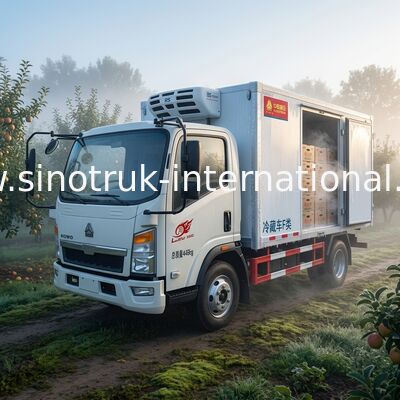 Euro 2 camion réfrigéré de 5 tonnes pour les aliments surgelés transportant le degré de XL-300 -18