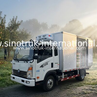 les légumes transportant 5 tonnes ont frigorifié le camion avec Van 4×2 fermé