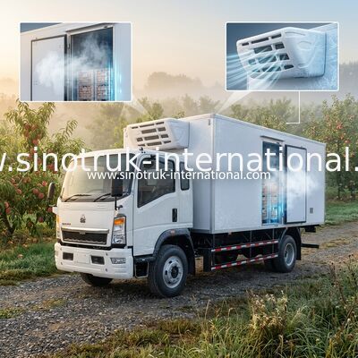 10 légumes/fruits de transport de Ton Refrigerated Truck 140HP RHD