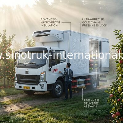 Serrez représentation frigorifiée par 4×2 d'isolation thermique de camion de structure la bonne