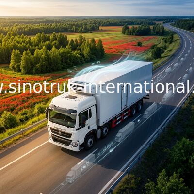 Camions 8×4 réfrigérés et fourgons SINOTRUK HOWO 40 tonnes pour les aliments surgelés de transport