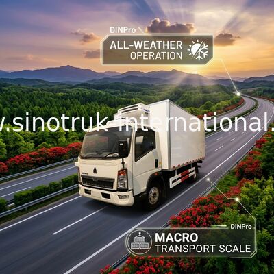 Camions réfrigérés de lumière et fourgons, camion environnemental de boîte de cargueur