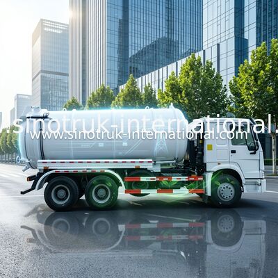 Camion résistant 6X4 Euro2 290HP, OIN d'eaux d'égout de vide de grande capacité