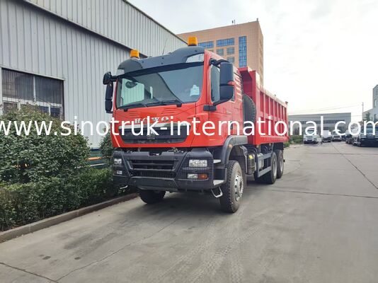 Camion Benne HOWO TX 6x4 Haute Efficacité | Carrosserie Rouge, Moteur 400CV, Conteneur 20M3, Transport Lourd 60 Tonnes