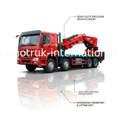 Grue montée par camion hydraulique 25 tonnes de XCMG, grue hydraulique de boom d'articulation